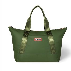 Hunter for Target olive green tote NWT